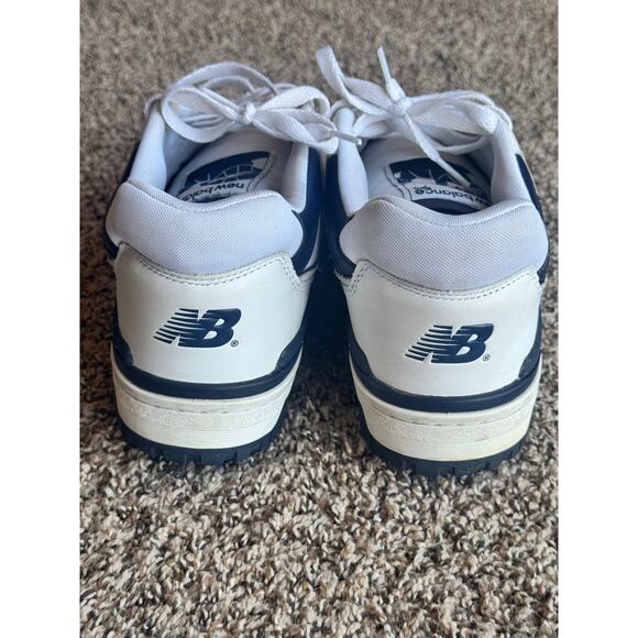 New Balance 550 White Navy Sneakers Men Size 12 BB550WA1 Retro Basketball Shoes main image 6